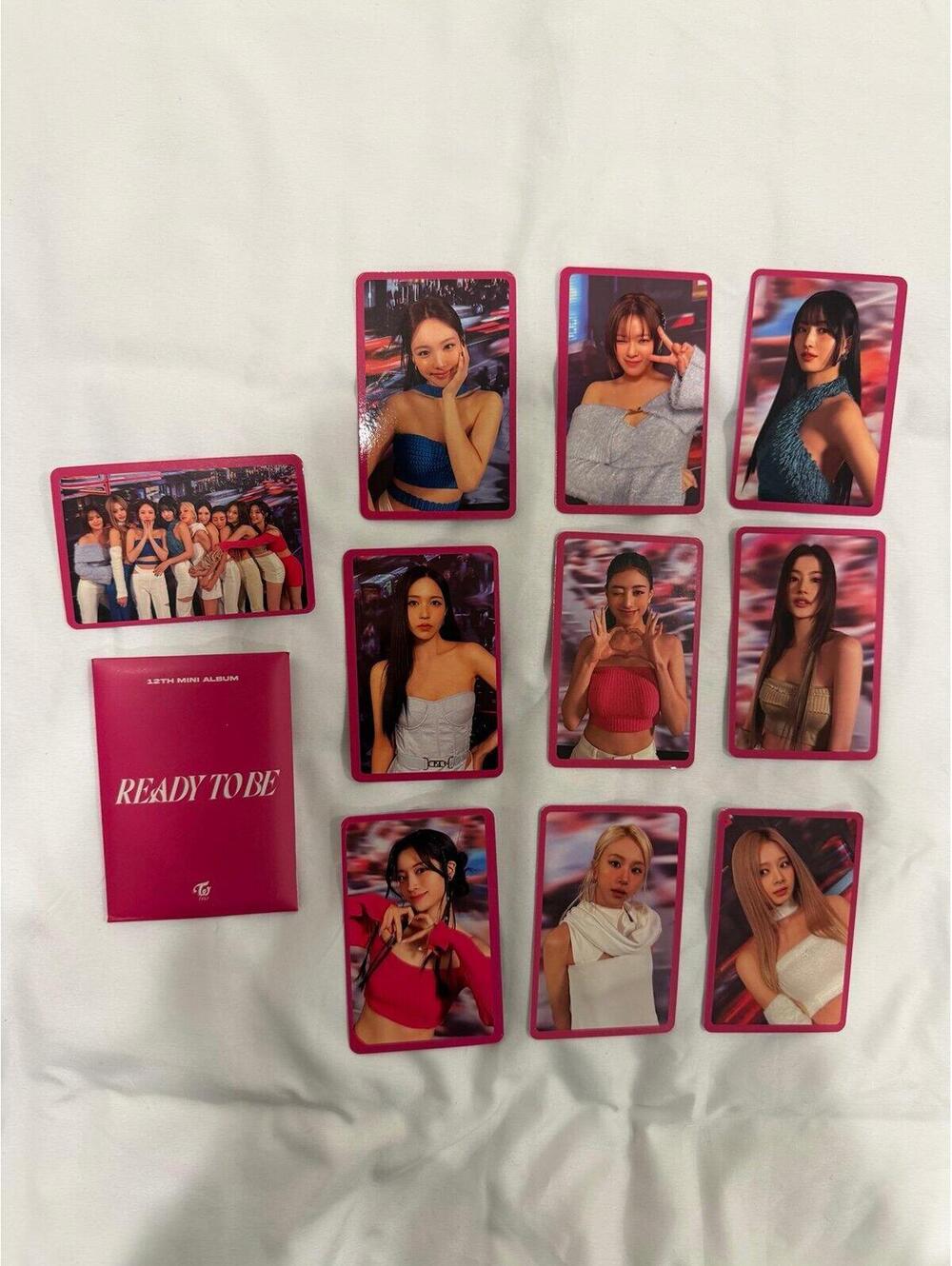 Twice READY TO BE Ready Version Pre Order Benefit (POB) Photocard Complete Pack